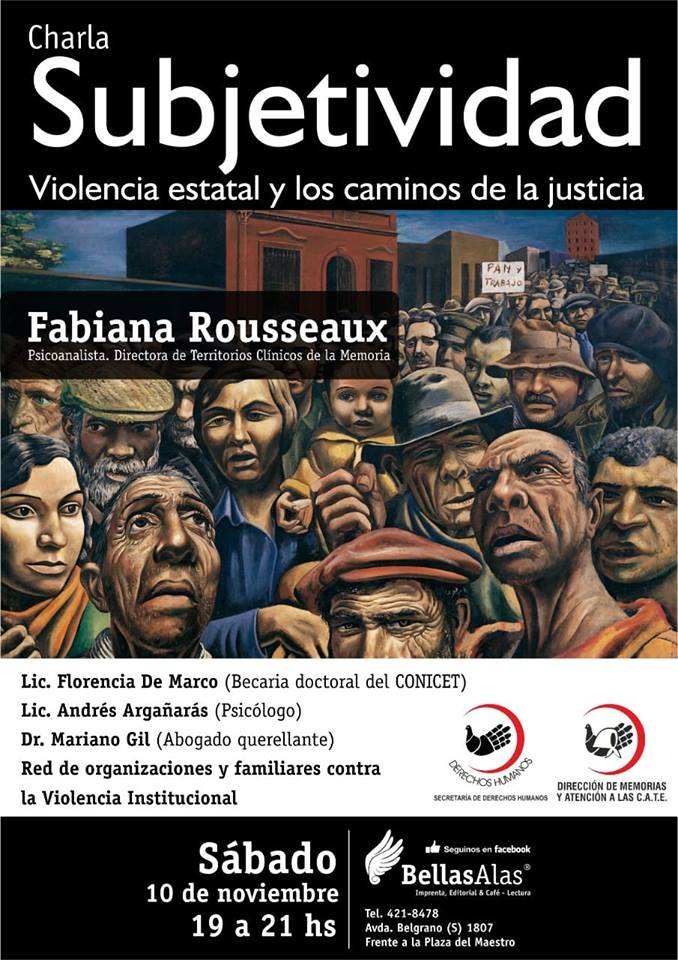 Subjetividad, violencia estatal y los caminos de la justicia