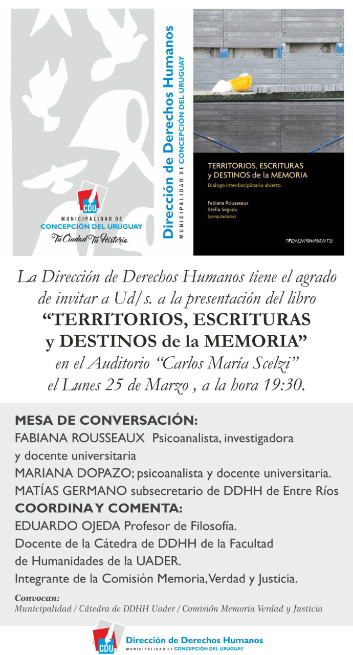 Presentación libro Concepción Uruguay