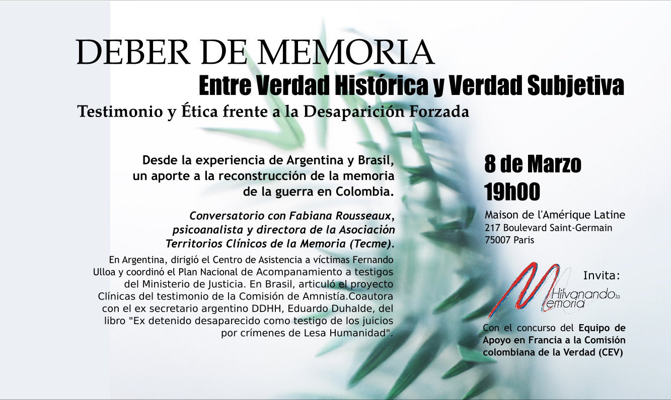 Aporte a la reconstrucción de la memoria de la guerra en Colombia