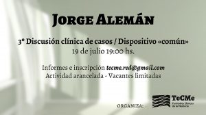 Jorge Alemán. Tercera discusión clínica de casos